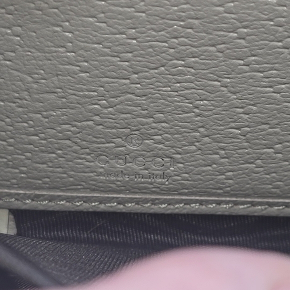 Gucci Ophidia GG Beige W/ Green & Red Sherry Zip Around Long Wallet (EUC)(COA)✨️ - Picture 13 of 15